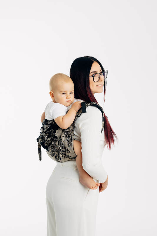 Lenny Lamb - Lenny Buckle Onbuhimo PRO baby carrier PRO QUEEN OF THE NIGHT PAMINA
