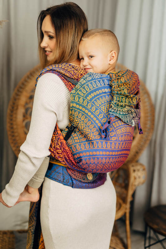 Lenny Lamb - LennyHybrid Half Buckle Carrier PEACOCK S TAIL BOLERO