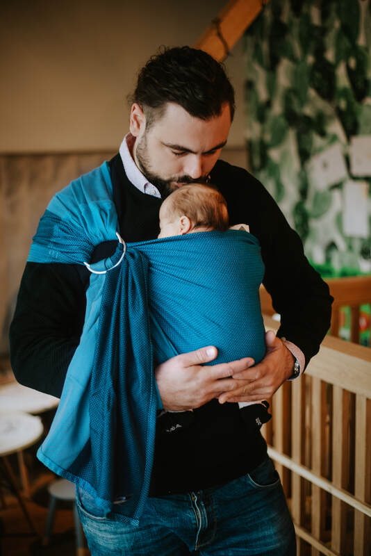Lenny Lamb - Ring Sling LITTLE HERRINGBONE FADO