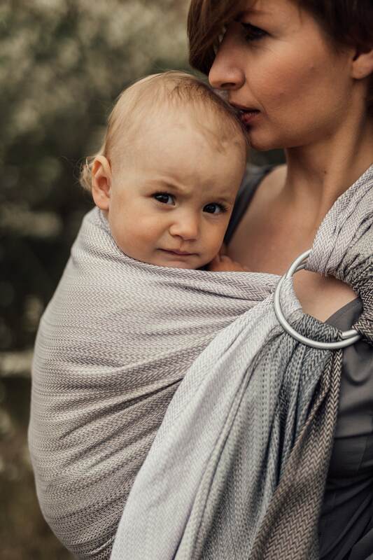 Lenny Lamb - Ring Sling LITTLE HERRINGBONE OBMRE RAGTIME