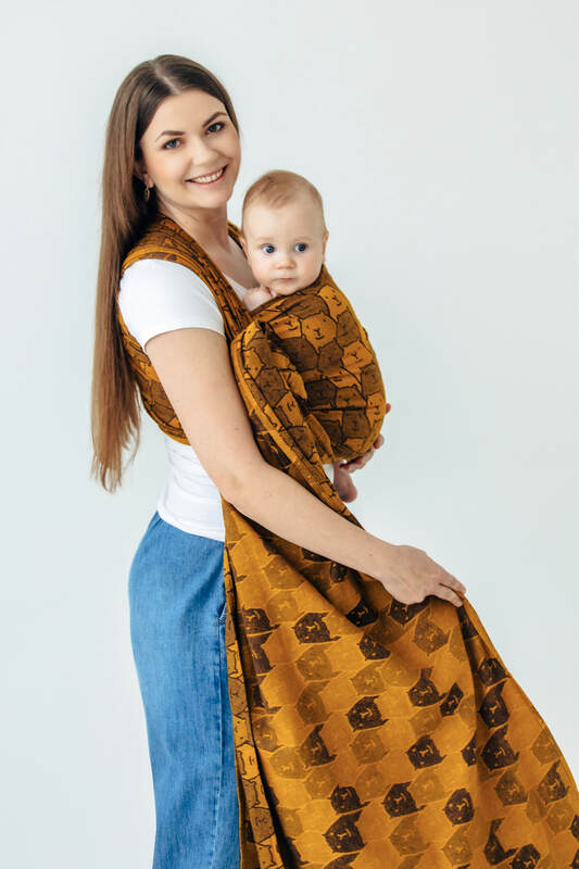 Lenny Lamb - Тъкан слинг-шал CAPYBARAS TRIBU XS