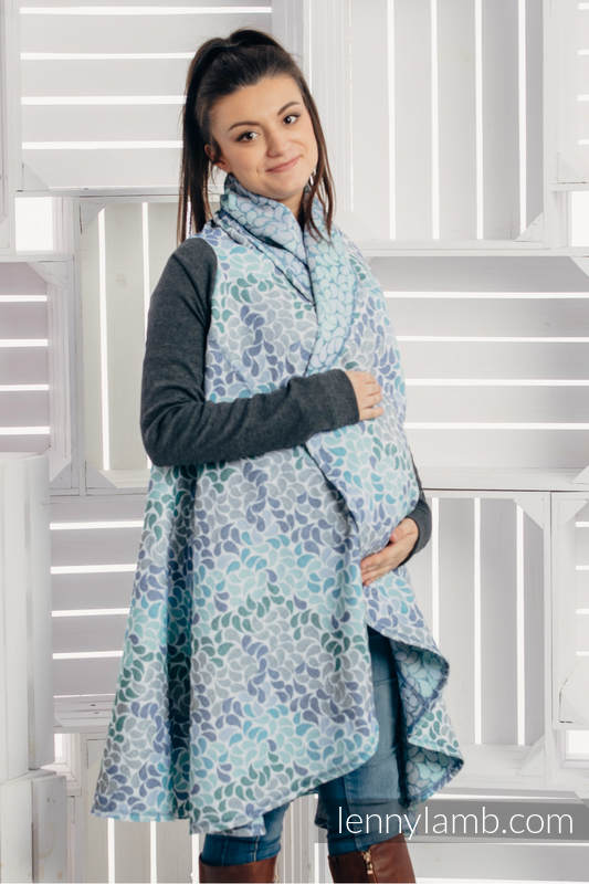Lenny Lamb - Long Cardigan - size S/M - Colors of Heaven S M Lenny Lamb - Long Cardigan - size S/M - Colors of Heaven S M