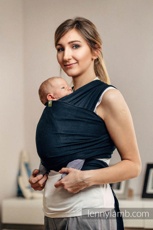 Lenny Lamb - Stretchy/Elastic Baby Sling - Black - standard size 5.0 m Lenny Lamb - Stretchy/Elastic Baby Sling - Black - standard size 5.0 m