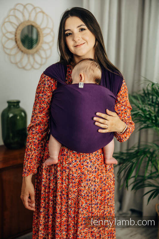 Lenny Lamb - Stretchy/Elastic Baby Sling - Sugilite - standard size 5.0 m (grade B) B