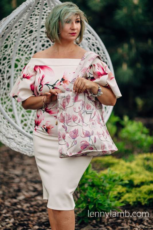 Lenny Lamb - Shoulder bag made of wrap fabric (100% cotton) - MAGNOLIA - standard size 37cmx37cm MAGNOLIA Lenny Lamb - Shoulder bag made of wrap fabric (100% cotton) - MAGNOLIA - standard size 37cmx37cm MAGNOLIA