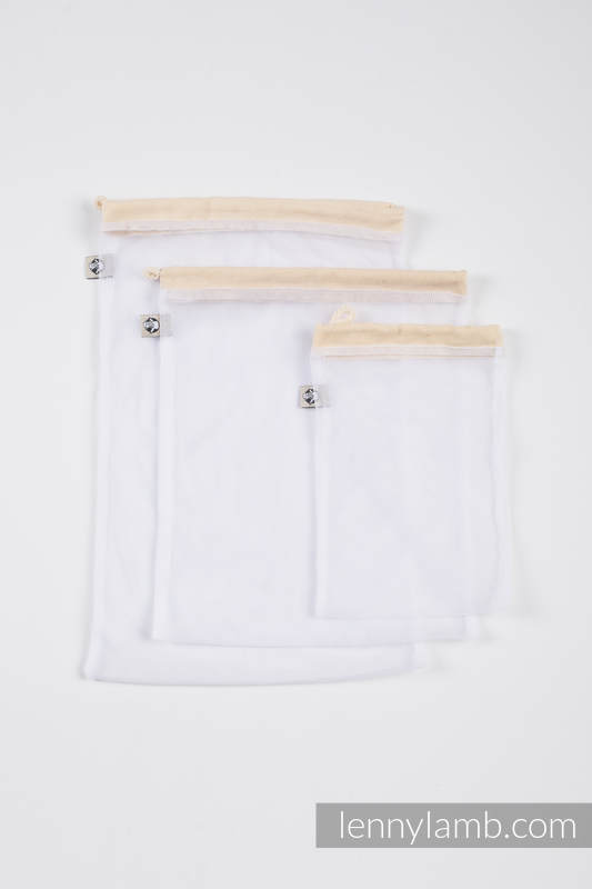 Lenny Lamb - Set of Three Mesh Sacks - size S S M L Lenny Lamb - Set of Three Mesh Sacks - size S S M L