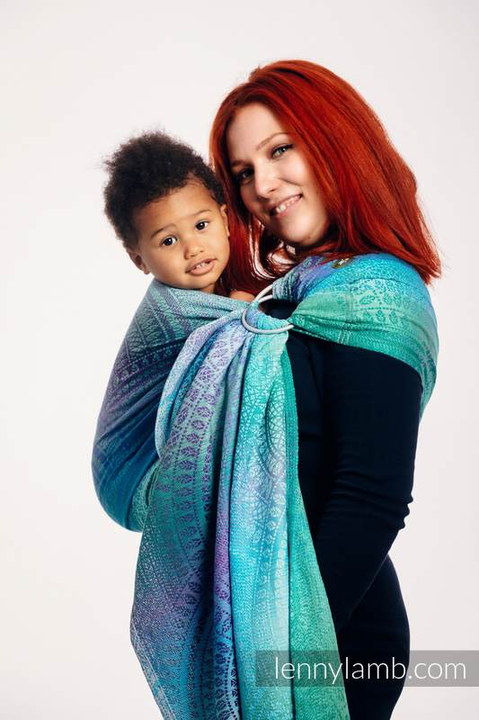 Lenny Lamb - Ring Sling PEACOCK S TAIL FANTASY