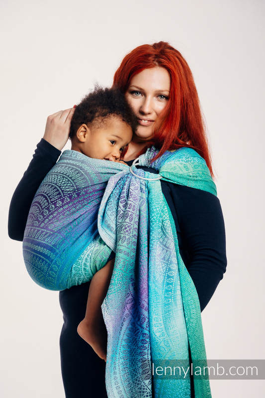 Lenny Lamb - Ring Sling PEACOCK S TAIL FANTASY