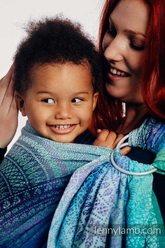 Lenny Lamb - Ring Sling PEACOCK S TAIL FANTASY