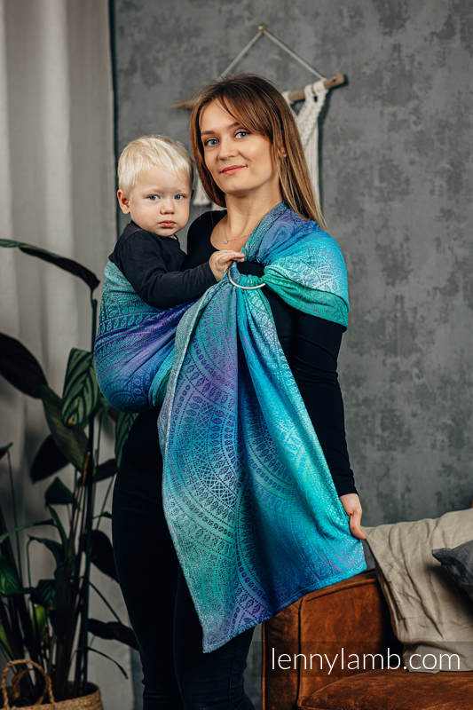 Lenny Lamb - Ring Sling PEACOCK S TAIL FANTASY