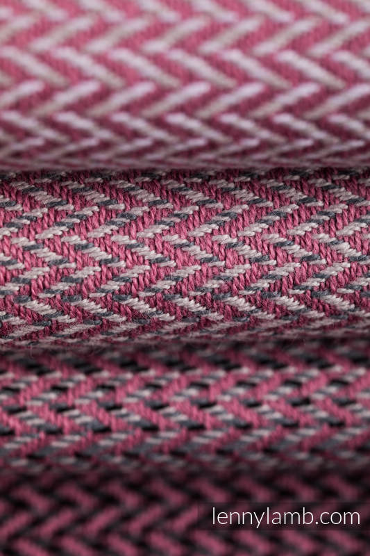 Lenny Lamb - Тъкан слинг-шал LITTLE HERRINGBONE OMBRE PINK M Lenny Lamb - Тъкан слинг-шал LITTLE HERRINGBONE OMBRE PINK M