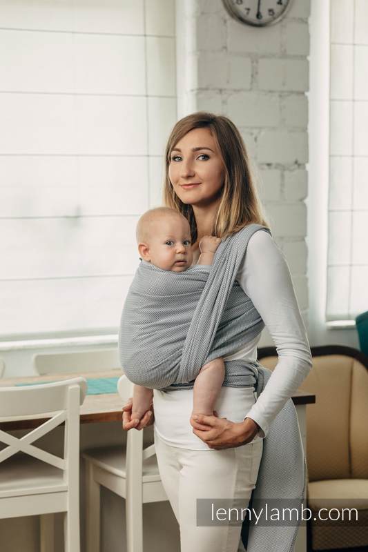 Lenny Lamb - Тъкан слинг LITTLE HERRINGBONE GREY S B Lenny Lamb - Тъкан слинг LITTLE HERRINGBONE GREY S B